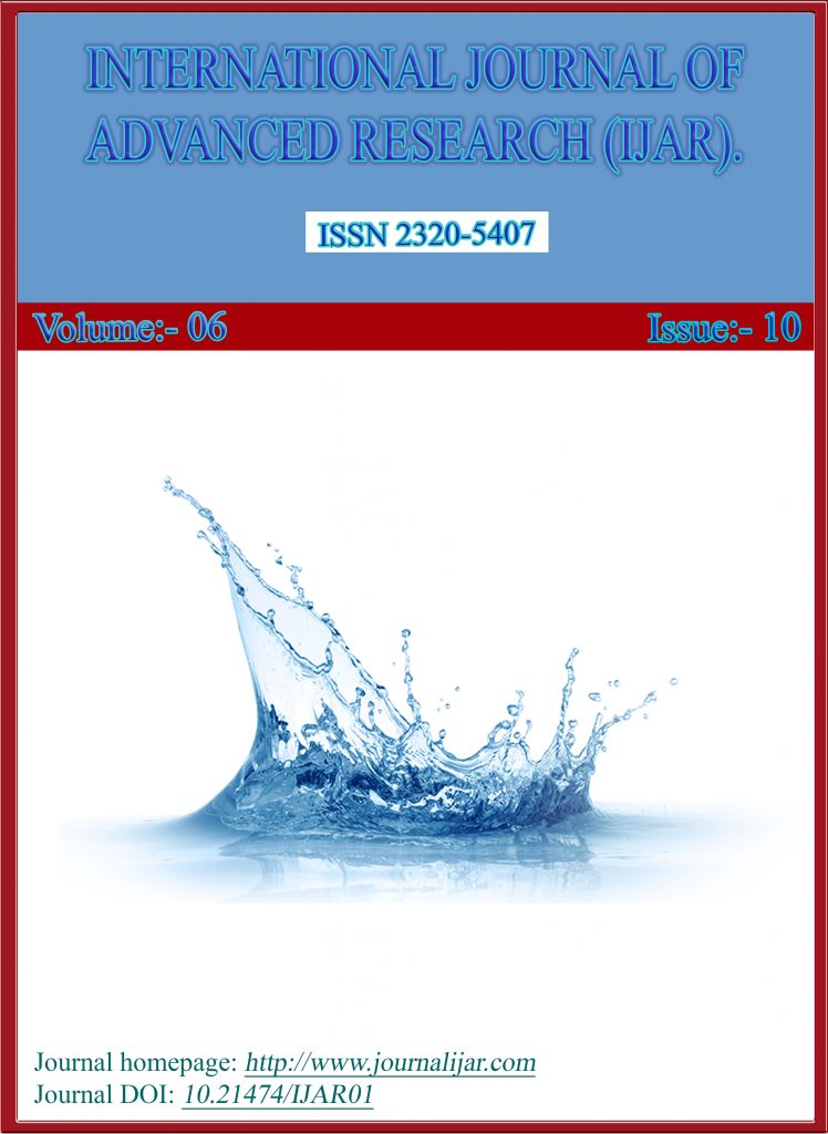 Cover page 2018 international journal of advanced research
